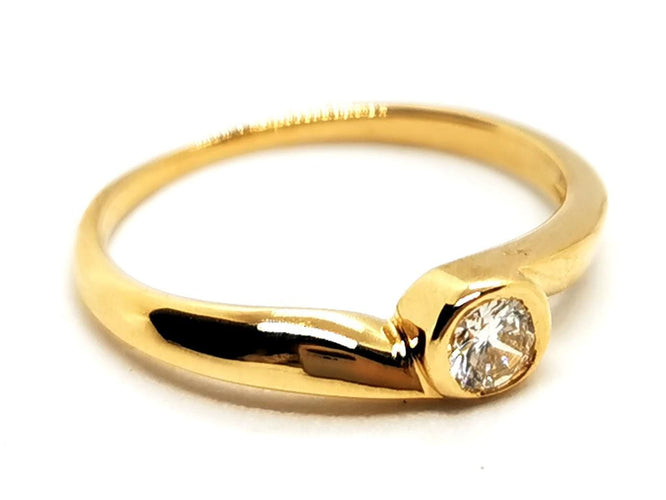 Bague 52 Bague Solitaire Or jaune Diamant 58 Facettes 1643985CN