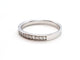 Bague 54 Bague Alliance Or blanc Diamant 58 Facettes 06350CD