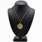 Pendentif Médaille ancienne or jaune Vierge auréolée et fleur de lys 58 Facettes 13-022C