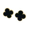 Boucles d'oreilles Boucles d'oreilles Van Cleef & Arpels, "Magic Alhambra", or jaune, onyx. 58 Facettes 31673