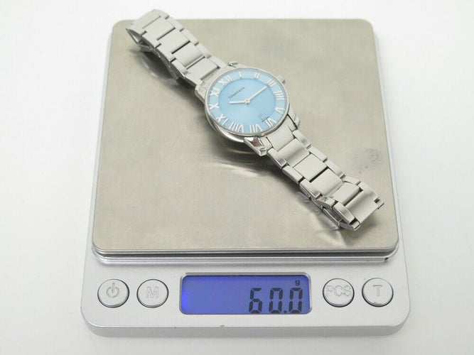 Montre montre TIFFANY & CO atlas acier 29mm quartz boite lady 58 Facettes 255501