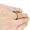 Bague 57 Bague Cartier, "Sérénade", or jaune, platine et diamants. 58 Facettes 30931