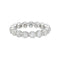 Bague 52 Alliance tour complet or blanc, diamants. 58 Facettes 31323