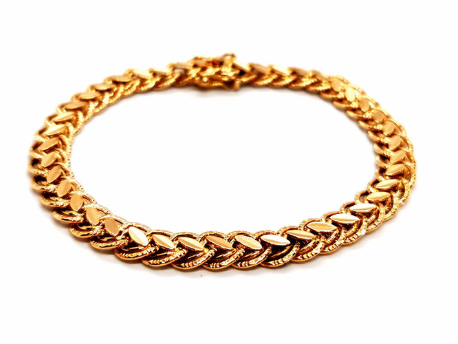 Bracelet Bracelet Maille Or jaune 58 Facettes 1292253CN