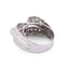 Bague Bague Tank Platine Diamant Rubis 58 Facettes 1
