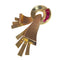 Broche Broche or, rubis 58 Facettes 12005-0030