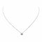 Collier Collier Pendentif Or blanc Diamant 58 Facettes 2737238CN
