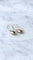 Boucles d'oreilles Dormeuses gouttes de grenat or rose 58 Facettes