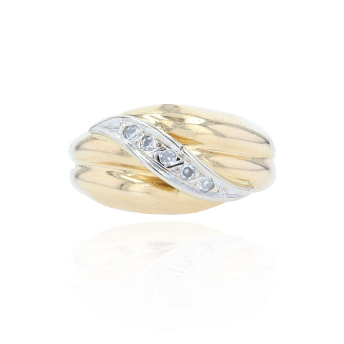 Bague 44 Bague occasion or vague diamants 58 Facettes 21-189D