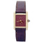 Montre Montre Cartier "Tank Must" argent plaqué or, cadran laqué rouge. 58 Facettes 33540