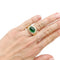 Bague 56 Bague Hammerman Brothers, émeraude, diamants. 58 Facettes 31430