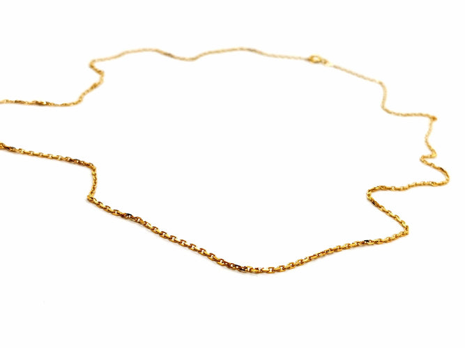 Collier Collier Maille forçat Or jaune 58 Facettes 1145905CD