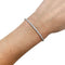 Bracelet Bracelet ligne "Tennis", or blanc, diamants. 58 Facettes 30788
