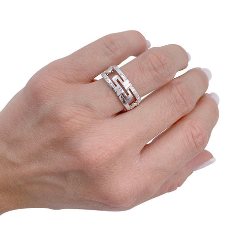 Bague 52 Bague Bulgari, "Parentesi", or blanc. 58 Facettes 32356