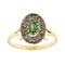 Bague 61 Bague émeraude et diamants 58 Facettes 29688