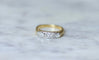 Bague 53.5 Bague jarretière Or jaune Platine Diamants 58 Facettes