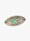 Broche Broche Emeraude de Colombie et Diamants 58 Facettes