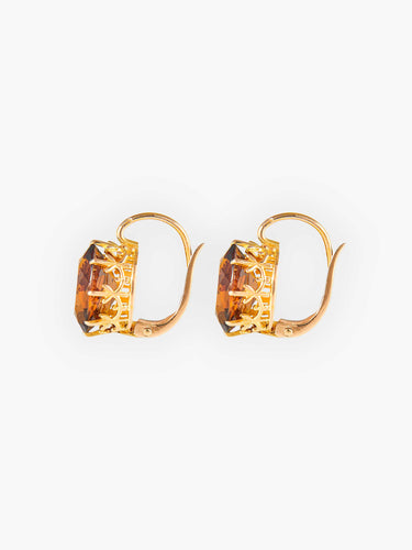Boucles d'oreilles Boucles d'oreilles Or jaune Citrines 58 Facettes