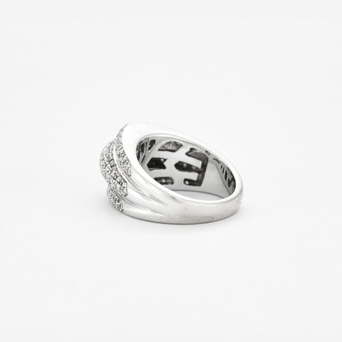 Bague 57 Bague Dôme Diamants 58 Facettes B907