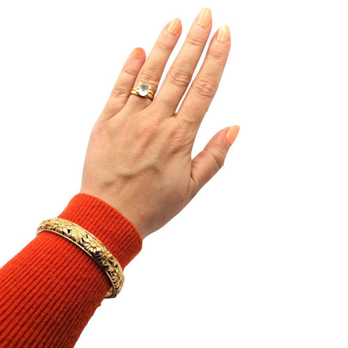 Bracelet Bracelet jonc or jaune 58 Facettes