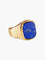 Bague Bague Chevalière Or Jaune Lapis-Lazuli 58 Facettes