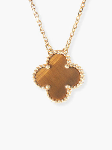 Collier Collier Alhambra Van Cleef & Arpels Oeil de tigre 58 Facettes
