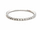 Bague 54 Bague Alliance Or blanc Diamant 58 Facettes 578786RV