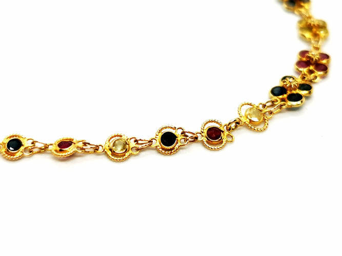 Bracelet Bracelet Art déco Or jaune Saphir 58 Facettes 1292001CN