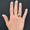 Bague 50 Bague or blanc diamants moderne 58 Facettes 22-242