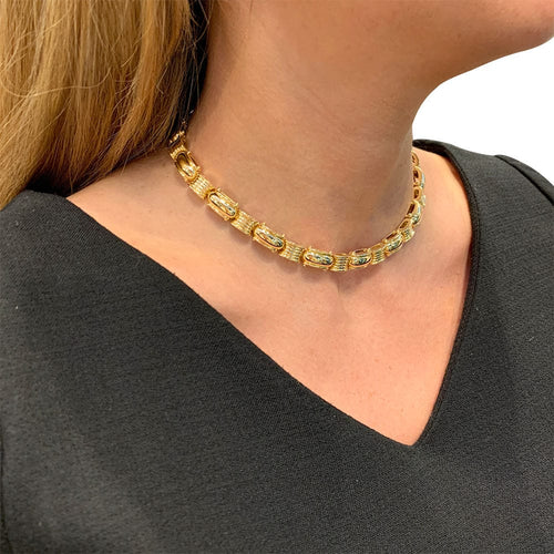 Collier Collier Boucheron en or jaune. 58 Facettes 31242