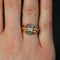 Bague 58 Bague tank noeud saphirs blancs 58 Facettes 17-245