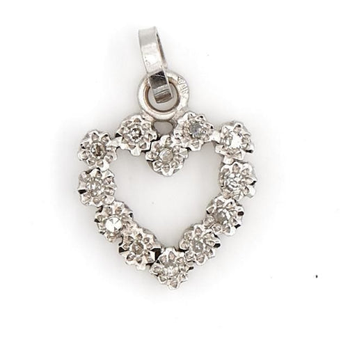 Pendentif Pendentif Coeur Or jaune Diamant 58 Facettes 1740947CN