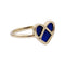 Bague 53 Bague Poiray, "L'attrape-coeur", or jaune, lapis lazuli. 58 Facettes 33210