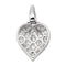 Pendentif Pendentif Coeur Or blanc Diamant 58 Facettes 2506319CN