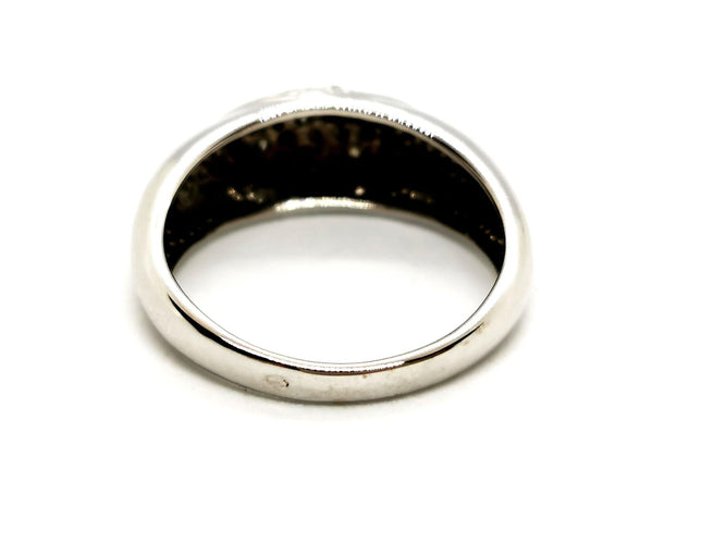 Bague 54 Bague Or blanc Diamant 58 Facettes 1186436CN