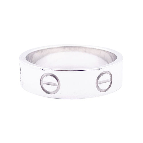 Bague 54 Bague Cartier, "Love", or blanc. 58 Facettes 33312