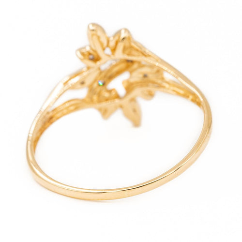 Bague 50 Bague fleur Or jaune Diamant 58 Facettes 1719300CN