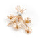 Collier Broche Fleur Or rose Diamant 58 Facettes 1969276CN