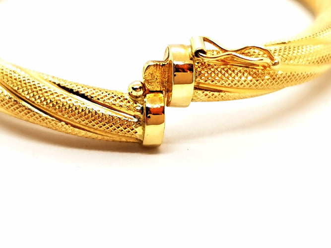 Bracelet Bracelet Jonc Or jaune 58 Facettes 1610155CN