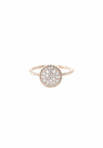 Bague 53 Bague BIJOU PRECIEUX en Or Rose 58 Facettes 58357-53835
