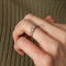 Bague BAGUE OR BLANC & DIAMANTS 58 Facettes BO/220060 NSS-STA