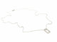 Collier Collier Or blanc Diamant 58 Facettes 579201RV