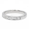 Bague 51.5 Bague Demi alliance Or blanc Diamant 58 Facettes 2618254CN