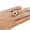 Bague 55 Bague fleur en or jaune, saphir et diamants. 58 Facettes 30884