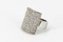 Bague 56 Bague Or blanc Diamant 58 Facettes 06118CD