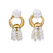 Boucles d'oreilles Boucles d'oreilles Cartier, "Pompons", or jaune, perles. 58 Facettes 32882