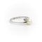 Bague 51.5 Bague Toi & Moi Or blanc Perle 58 Facettes 1653929CN