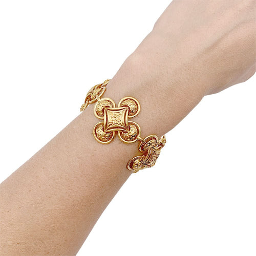 Collier Parure M. Gérard or jaune, pierres de couleur. 58 Facettes 33099