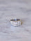 Bague chevalière godrons Art Deco diamants 58 Facettes