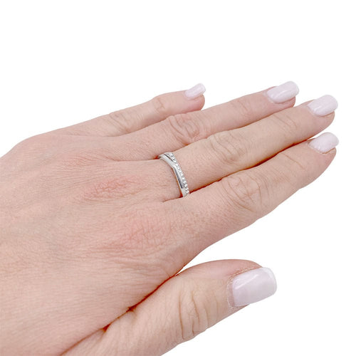 Bague 55 Bague Repossi, "Antifer", or blanc, diamants. 58 Facettes 32394